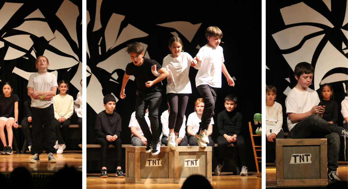 5th Grade Presents Play 'Bungee Jump Bear Trap'